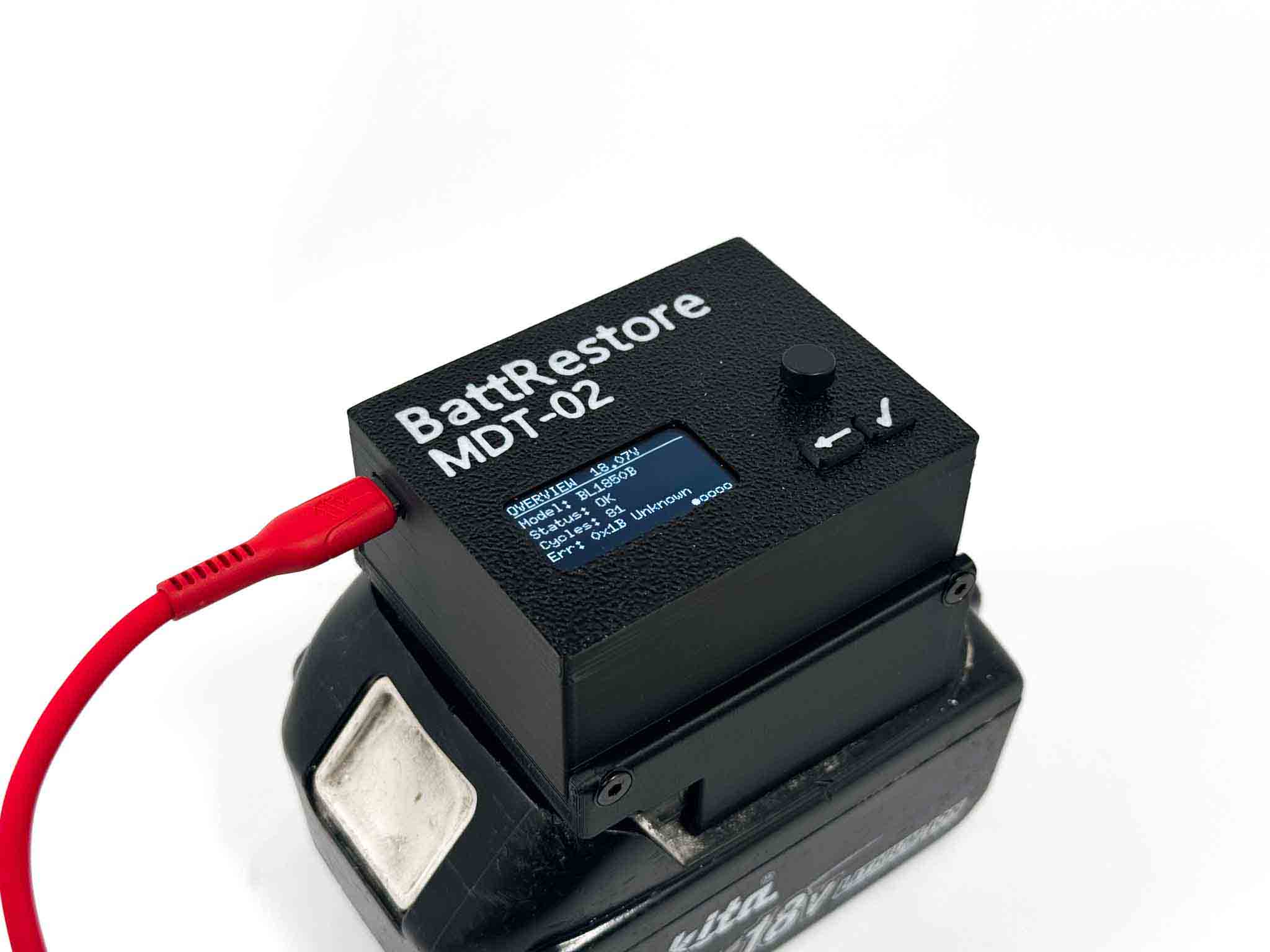 BattRestore MDT-02 Portable Unlock Tool For Makita 18V Batteries OBI